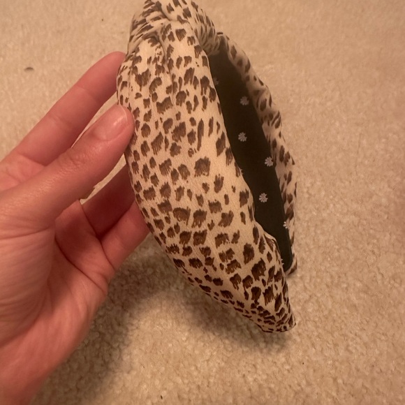 Lele Sadoughi Brown and Black Padded Hair Accessory
